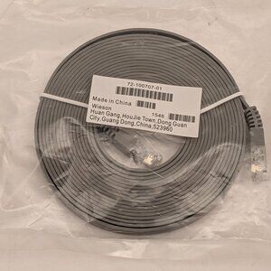 CISCO Cat 6 Flat Ethernet Cable | 12FT / 4M | 72-100707-01 | NEW